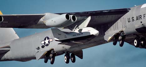 Boeing NB-52B Stratofortress mothership with X-38 Space Station Lifeboat, November 2, 2000