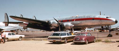 L-1049H, N6937C at Falcon Field, Mesa, Arizona on May 4, 1974