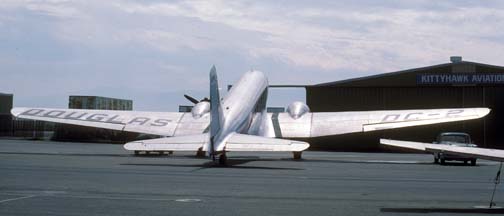 DC-2 NC1934D, Chino Airport, October 18, 1987