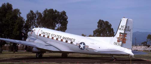 Marine Corps C-117D, BuNo 50835, Marine Corps Air Station el Toro, April 29, 1989