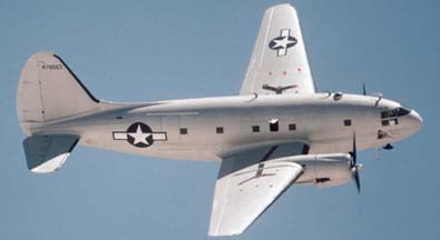 C-46F, N53594 at Nellis AFB on April 25, 1997