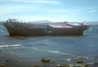 Wreck of the Jhelum at Port Stanley