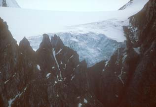 Suspended Glacier near Cape Lookout 