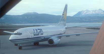 LAPA 737-700 at Ushuaia Airport