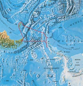 Antarctic Voyage maps 