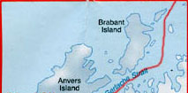 Map of West Antarctic Peninsula