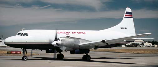 Convair 580, N141FL of Contract Air Cargo