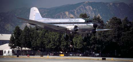 Dream Flight's DC-3, N101KC Rose at Van Nuys, June 22, 2001