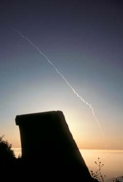 Minuteman II launch from Vandenberg AFB on July 14, 2001