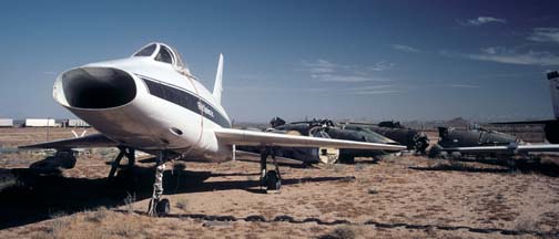 F-100A, 53-1688 in Flight Systems colors
