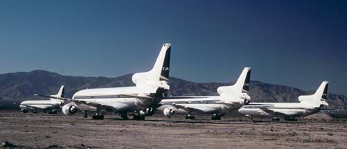Civil aircraft at Mojave, September 2001