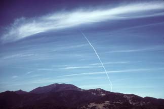 Delta II launch from Vandenberg AFB on October 18, 2001