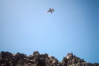 Boeing-McDonnell-Douglas F/A-18C Hornet over the Inyo Mountains