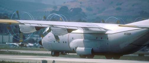 C-130A #67, N531BA at the Santa Barbara Airport, May 16, 2002
