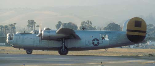 Consolidated B-24J Liberator, The Dragon and His Tail, N224J at the Santa Barbara Airport, May 16, 2002