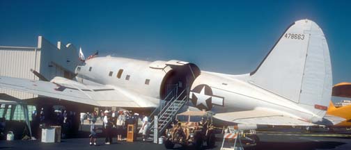 Curtiss C-46F Commando, N53594 China Doll at the Camarillo Airshow on August 11, 2002