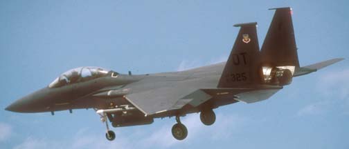 Boeing-McDonnell-Douglas F-15E-50 Strike Eagle, 90-258 of the 53 TEG based at Nellis AFB