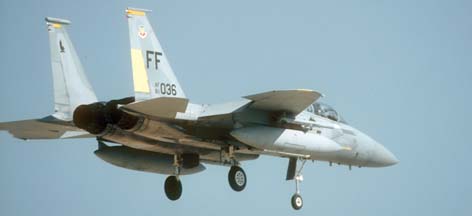 Boeing-McDonnell-Douglas F-15C-31 Eagle, 81-036 of the 1 FW based at Langley AFB
