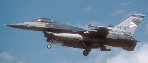 Lockheed-Martin F-16C Block 30A Fighting Falcon, 85-469 of the 114 FW based at Joe Foss Field
