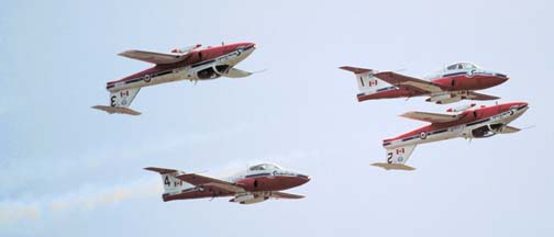 Canadair CT-114 Tutors of the Canadian Snowbirds