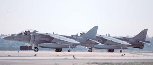 McDonnell-Douglas AV-8B Harrier, #09 and #14 of VMA-214 based at Yuma MCAS, AZ