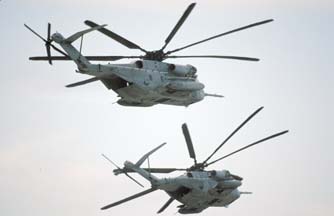 Sikorsky CH-53E Super Stallions #17 and #67 of HMH-466