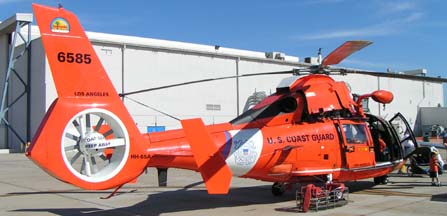 USCG HH-65A Dolphin, 6586 from Los Angeles