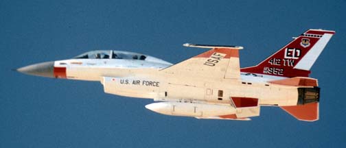 General Dynamics F-16B Block15AM OCU Fighting Falcon, 90-0952 of the 412th TW