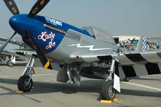 North American P-51D Mustang, NL327DB Lady Jo