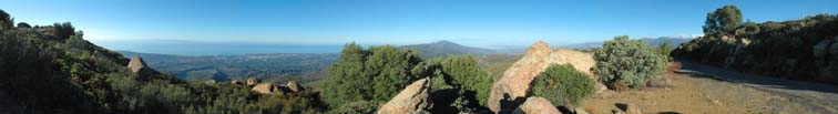 Goleta Valley and Santa Ynez Peak