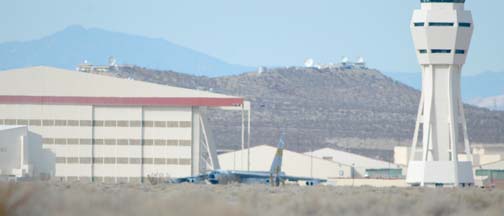 NASA's NB-52B taxies out with the third X-43A Hyper-X