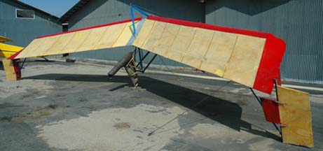 Rocket powered hang glider