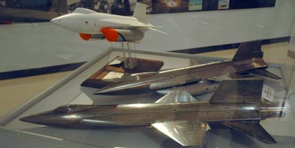 Models of the X-15 and X-15A-2