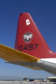 Navy Lockheed DC-130A Hercules 570497 of VX-30 Bloodhounds