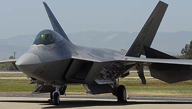 Lockheed-Martin F-22A Raptor 05-4086 of the 1st Fighter Wing