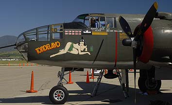North American B-25J Mitchell, NL3476G Tondelayo at the Santa Barbara Airport, May 8, 2007
