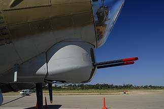 Boeing B-17G Flying Fortress, N93012 Nine-O-Nine at the Santa Barbara Airport, May 8, 2007