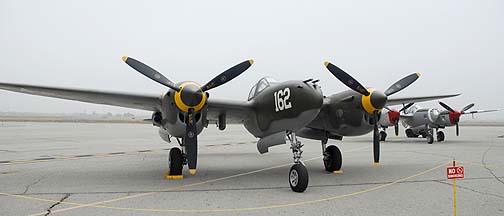 Lockheed P-38J Lightning, NX138AM 23 Skidoo