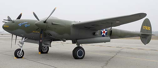Lockheed P-38F Lightning, NX17630 Glacier Girl