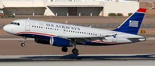 US Airways Airbus A319-132 N806AW, Phoenix, December 27, 2007