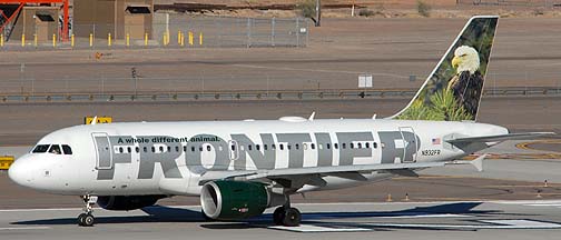 Frontier Airbus A319-111 N932FR, Phoenix, December 27, 2007