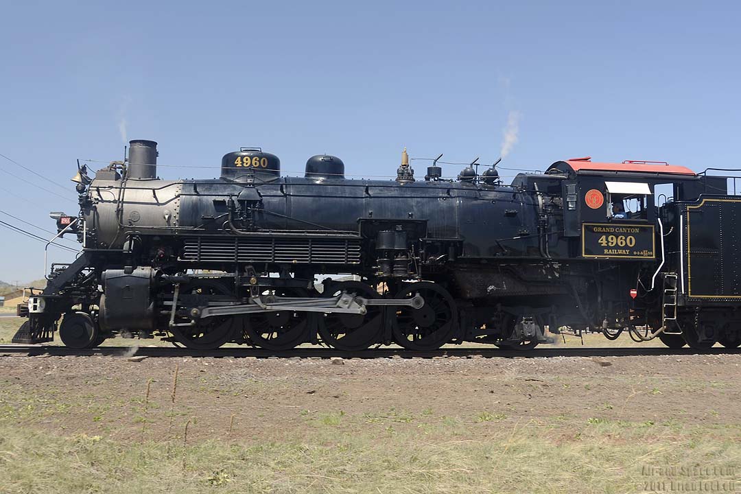 Steam Train Side 2-8-2 steam locomotive