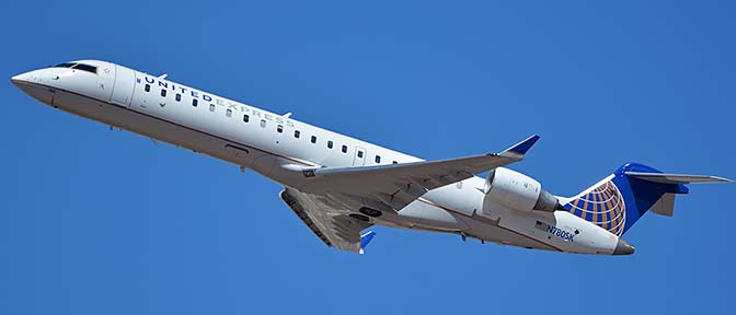 United Express Canadair CRJ-701ER N780SK, Phoenix Sky Harbor, September 18, 2017