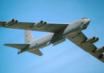 B-52H, 60-0008, 2BW, Nellis AFB, May 25, 1997