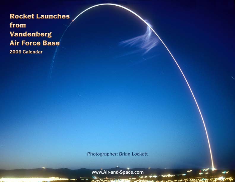 Lockett Books Calendar Catalog: Rocket Launches from Vandenberg Air Force Base