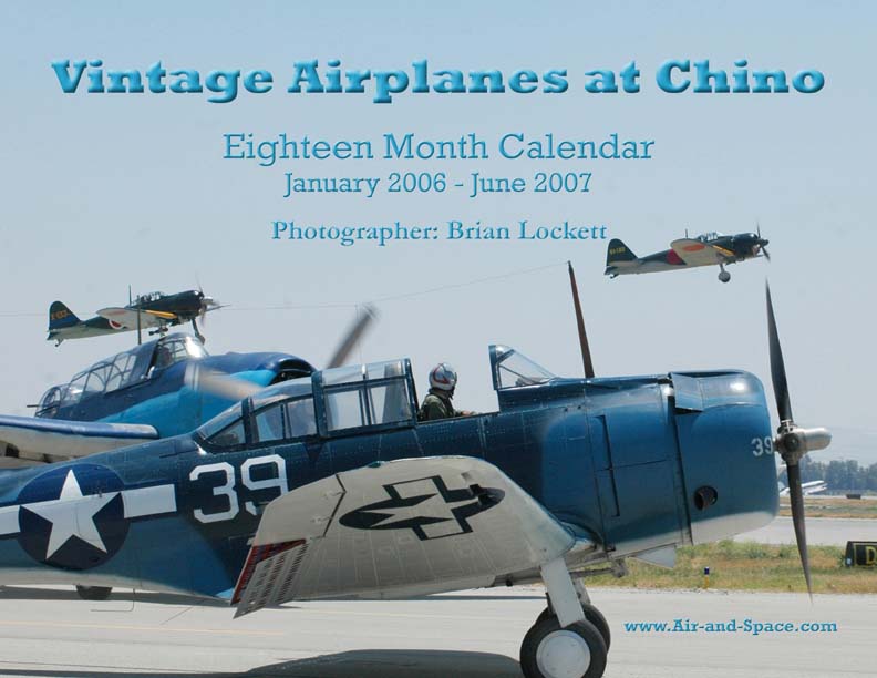 Lockett Books Calendar Catalog: Vintage Airplanes at Chino: