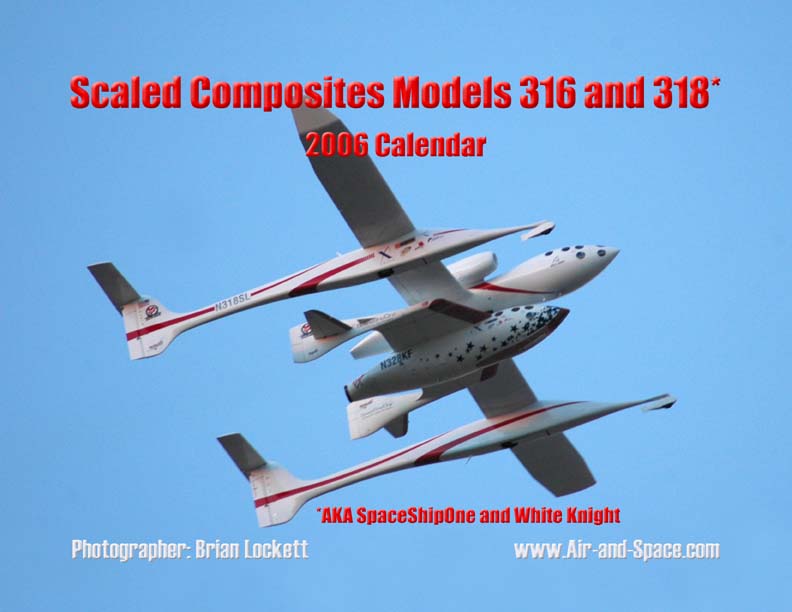 Lockett Books Calendar Catalog: Scaled Composites Models 316 and 318