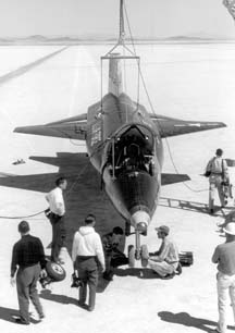 X-15 on Rogers Dry Lake
