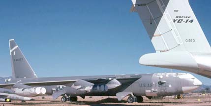 NB-52A, 52-0003 at the Pima Air Museum, Arizona, November 24, 1986