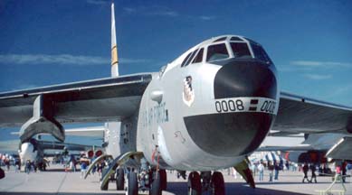 NB-52B, 52-0008 at Edwards AFB Open House, Octobe 29, 1989